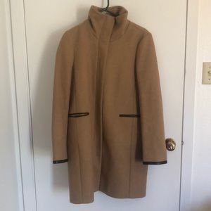 Ann Taylor coat, Beautiful, dressy or causal, dark tan, size Medium